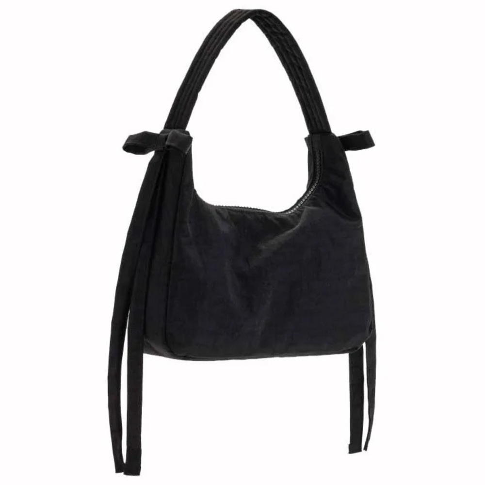 Sandy Liang Baggu Black Bow Purse